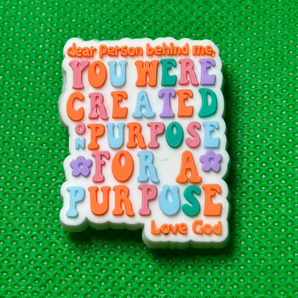 🌼 (5/$10 or 10/$15) NEW Affirmations Croc Shoe Charm Collection